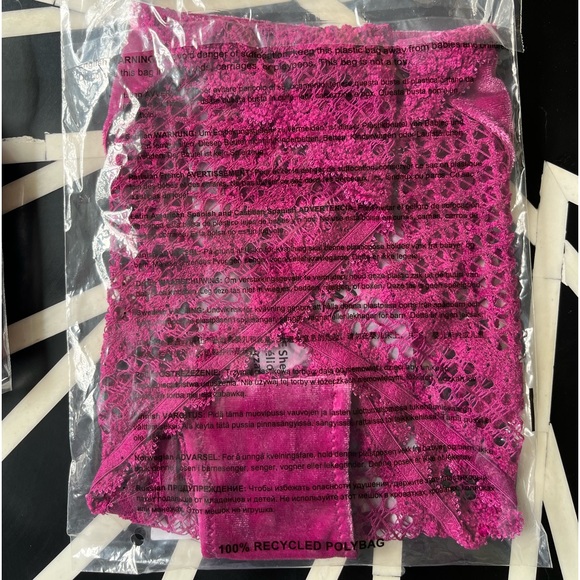 Savage X Fenty Purple Heat Velvet Vixen Unlined Balconette Bra & Cheeky Panty - Picture 17 of 17